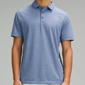 Evolution Short-Sleeve Polo Shirt - Heathered Oasis Blue